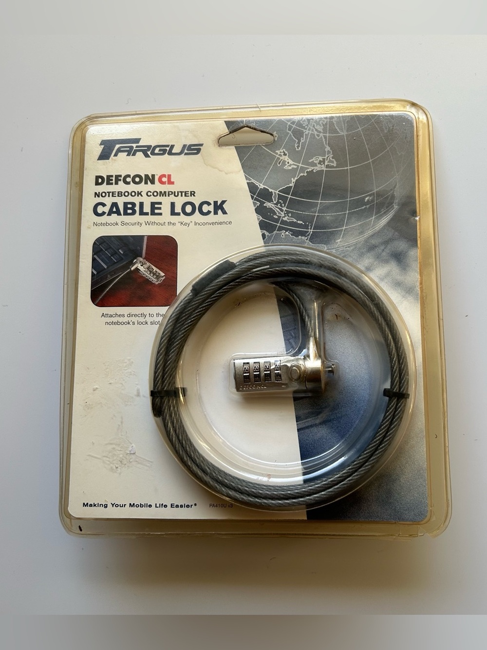 New Targus Defcon CL Laptop Computer Cable Lock PA410U
